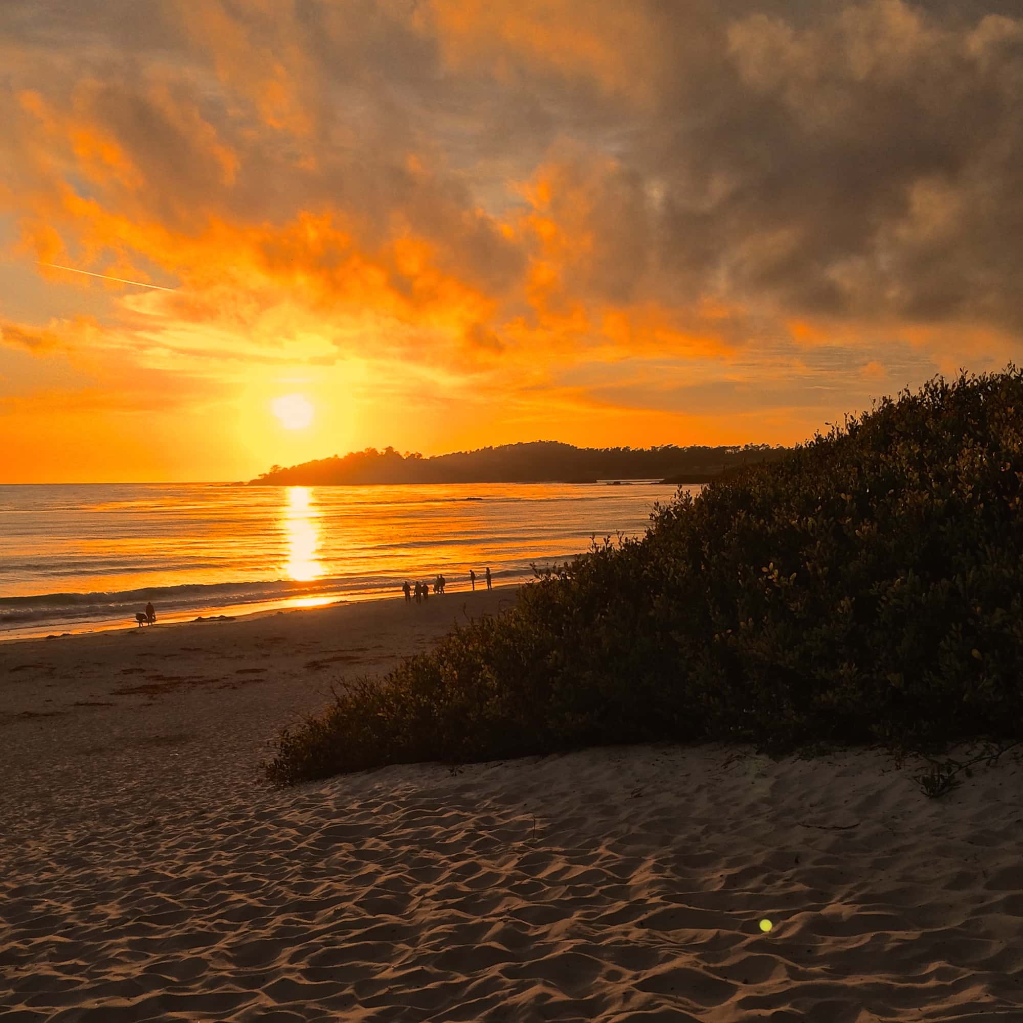 Sunset at Carmel-by-the-Sea.