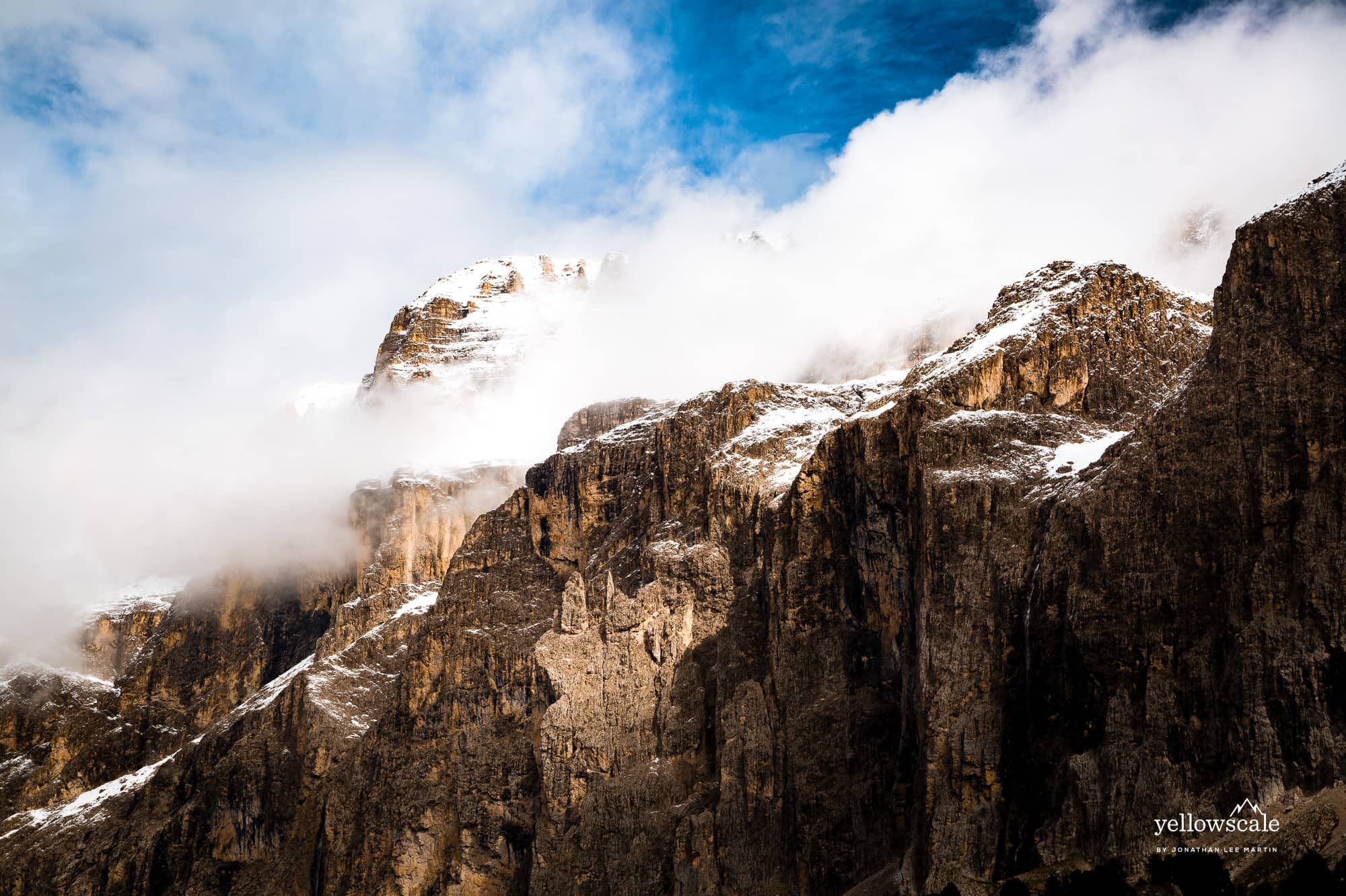 Clouds Rest on Sella Towers